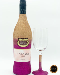 750ml Moscato + Wine Glass