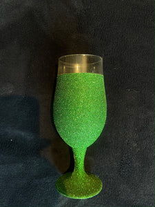 Green Craft Beer Glass